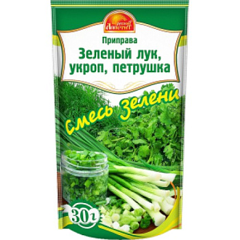 Приправа РУССКИЙ АППЕТИТ Смесь зелени 30г