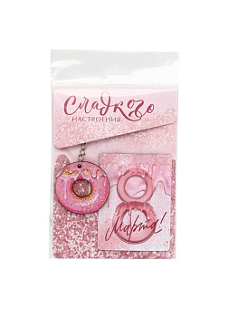 Подарочный набор «Котик» 8 марта магнит + брелок 10943892