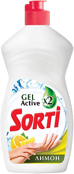 Средство д/посуды SORTI Лимон 400г 