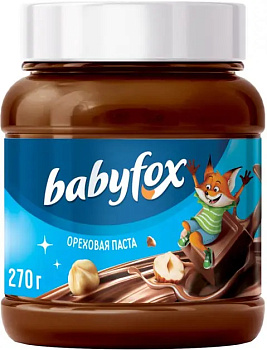 Паста ЯШКИНО Babyfox шоколадно-ореховая 270г