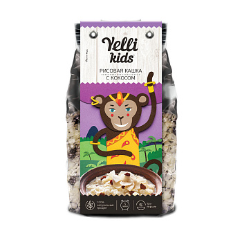 Каша Yelli kids рисовая с кокосом 100гр