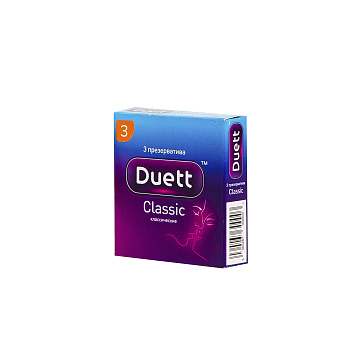 Презервативы DUETT Classic 3шт 