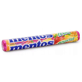 Драже MENTOS фрукты 38г