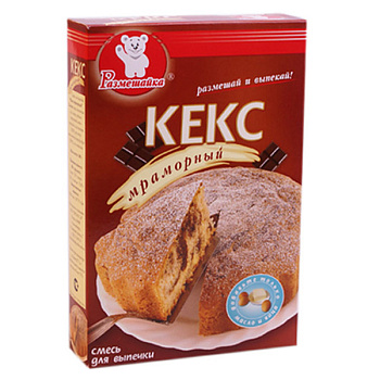 Кекс РАЗМЕШАЙКА мраморный 300г