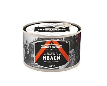Сардина тихоокеанская Иваси ДОБРОФЛОТ в т/с 245г