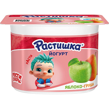 Йогурт  Растишка Груша/яблоко 3% 110г Продукт без ЗМЖ