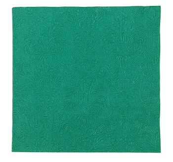 Салфетки бумажные Art Bouquet Барокко Мятный темный 33*33, 3сл, 16шт