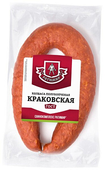 Колбаса РАТИМИР Краковская ГОСТ п/к в/у 400г