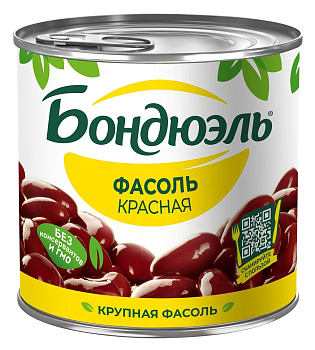 Фасоль BONDUELLE красная 425мл ж/б