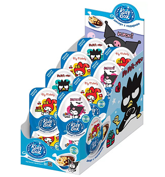 Десерт KUROMI, BAD BADTZ-MARU, MY MELODY, KEROKEROKEROPPI KIDS BOX с подарком 20г