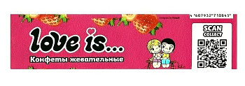 Мармелад "Love is...." Жуй Миксик со вкусом жвачки 20г