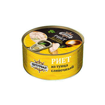 Риет из тунца сливочный 115г ключ