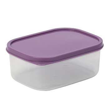 Контейнер пищевой 0,5л прямоуг фиолетовый 3637589