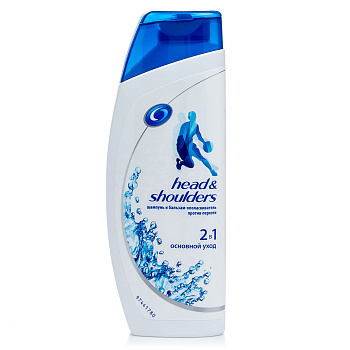 Шампунь HEAD & SHOULDERS 2в1 основной уход 200мл