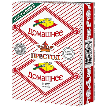 Спред сливочный Домашний 50% 180г перг Престол 