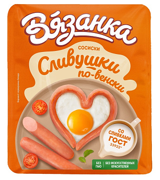 Сосиски ВЯЗАНКА Сливушки по-венски 300г