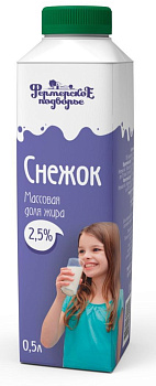 Снежок ФП т/топ 2,5% 500г Продукт без ЗМЖ