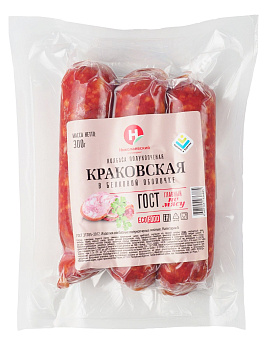 Колбаса Краковская 300г Николаевский