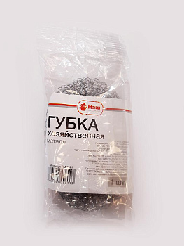 Губка металлическая НАШ ЭКОНОМ 1шт
