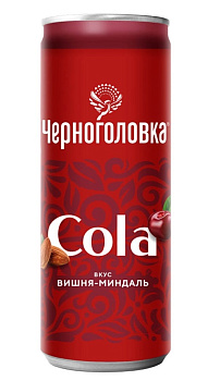 Лимонад ЧЕРНОГОЛОВКА Кола Вишня Миндаль 0,33л ж/б