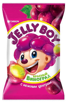 Мармелад ORION Джели Бой Красный Виноград жевательный с нежным центром  66г