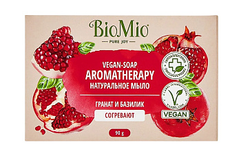 Мыло экологичное BioMio Гранат и базилик 90г