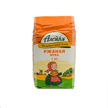 Мука АЛЕЙКА ржаная в/с 1кг 