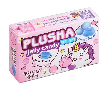Набор мармелада желейного Plusha бабл-гам 50 г