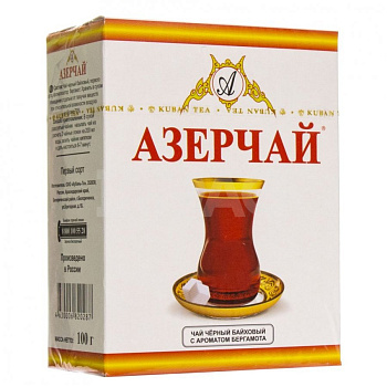 Чай АЗЕРЧАЙ бергамот черн 100г