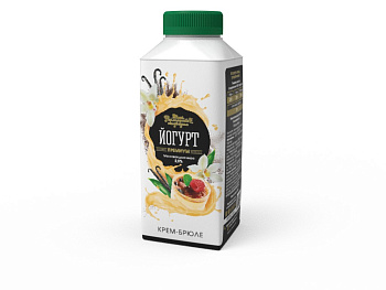 Йогурт питьевой со вкусом Крем-Брюле 500г