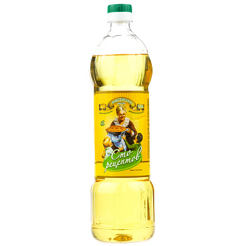 Масло подсолнечное СТО РЕЦЕПТОВ 0,8л