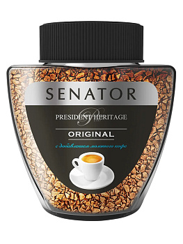 Кофе PRESIDENT HERITAGE Original гранулированный 85г с/б