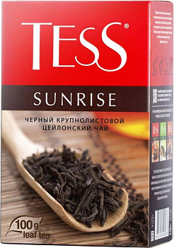 Чай TESS Санрайс черный 100г