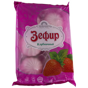 Зефир СИБИРЬ Клубничный 300г