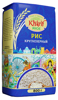 Рис круглозерный Kharif 800г
