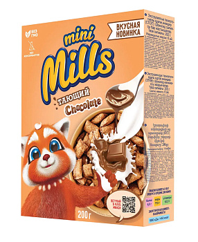 Подушечки с шоколадной начинкой "Mini Mills" 200г