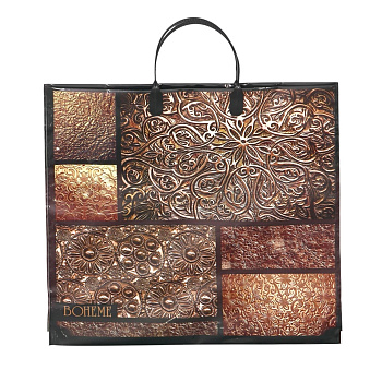 Пакет "Богема" п/этил с пластиковой ручкой 38*35см 90мкм 2366840