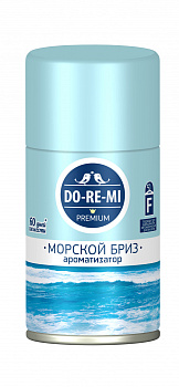 Освежитель воздуха ДО-РЕ-МИ Премиум Дыхание моря смен.блок 250мл 