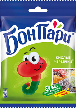 Мармелад NESTLE БОН ПАРИ червячки 75г