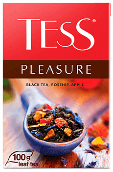 Чай TESS Плежа черный 100г