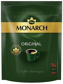 Кофе MONARCH раствор сублимированный 75г пакет