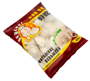 Пельмени ХАО ЧИ китайские с мясом и укропом 450гр