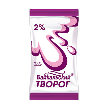 Творог ЯНТА 2% 200г г.Иркутск Продукт без ЗМЖ