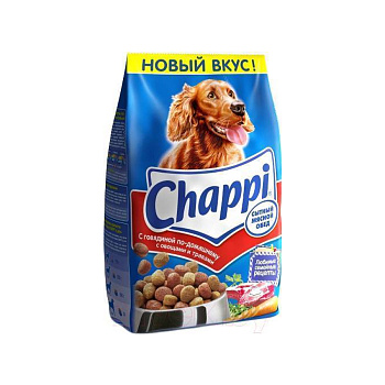 Корм CHAPPI Говядина по-домашнему 600г