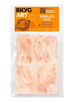 Камбала ВкусАрт филе бк порционное в/у 400г
