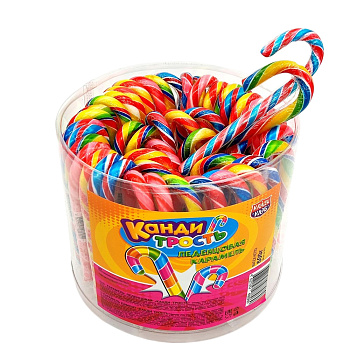 Леденец Канди Трость в банке 60г