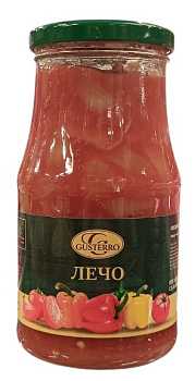 Лечо GUSTERRO 520г с/б