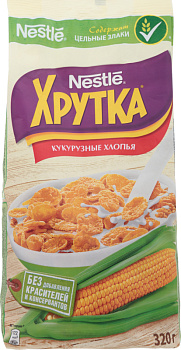 Сухой завтрак Хрутка кукурузные хлопья 320/290г м/у