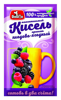 Кисель PRESTON с ароматом плодово-ягодным м/п 30г