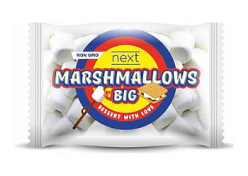 Маршмеллоу Сладкий снег NEXT  big  со вкусом ванили 200г